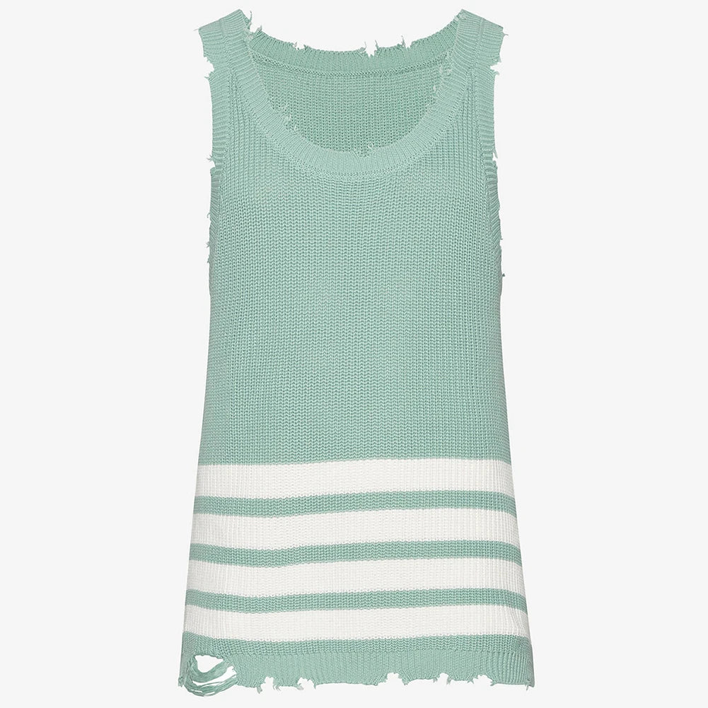 HEARUJOY  -  Vacation Daily Holiday Tank Top Men Male Vest Summer Breathable Casual Knitted Skin-friendly Sleeveless Sportwear
