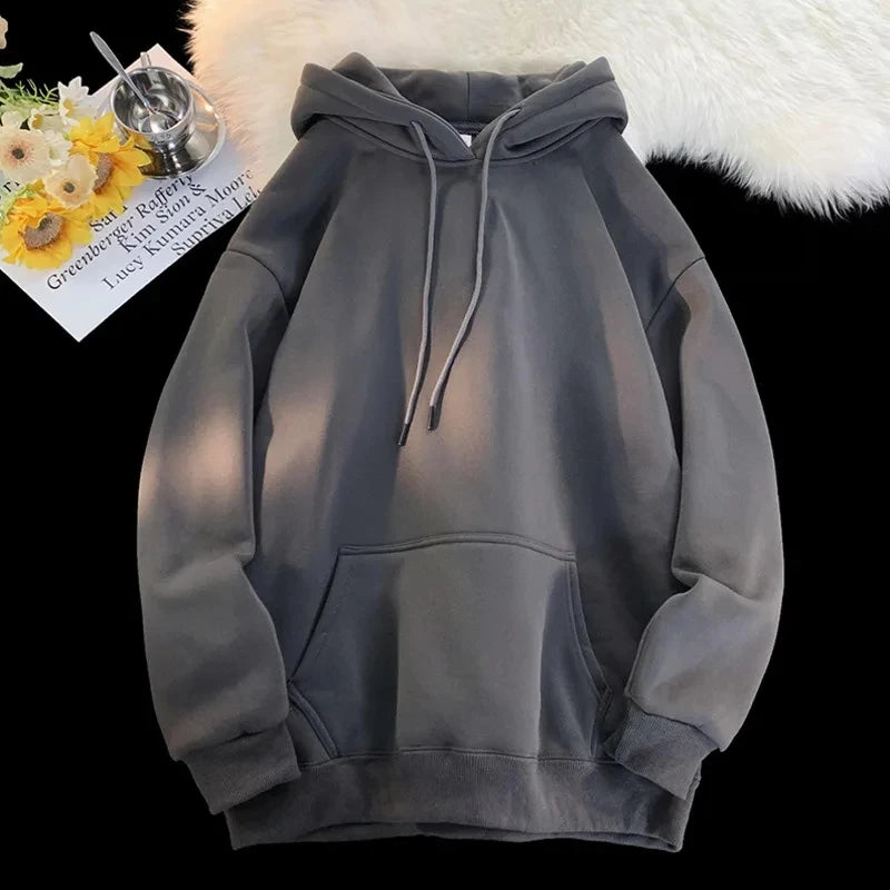 Hearujoy 6 Color Autumn Hoodies Men Fashion Casual Hooded Sweatshirt Men Streetwear Hip Hop Loose Pullover Hoodie Mens Hoody M-3XL