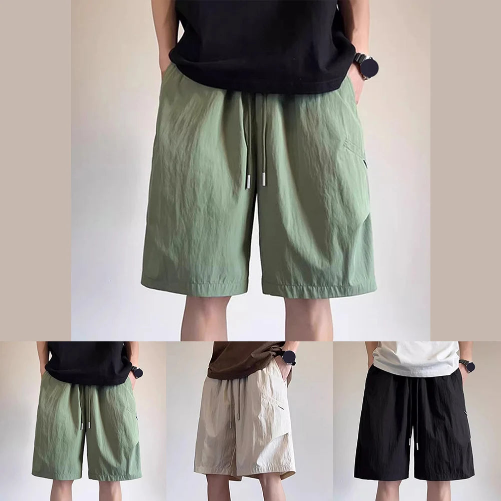 HEARUJOY  -  Great For Casual Workdays Trendy Basic Pants Mens Casual Loose Shorts Loose Pants 2XL Different Sizes Available