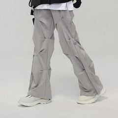 Hearujoy Harajuku Cargo Pants For Men Grey Fashion Female High Wait Trousers Hip Hop Baggy Oversized Wide Leg Bottoms