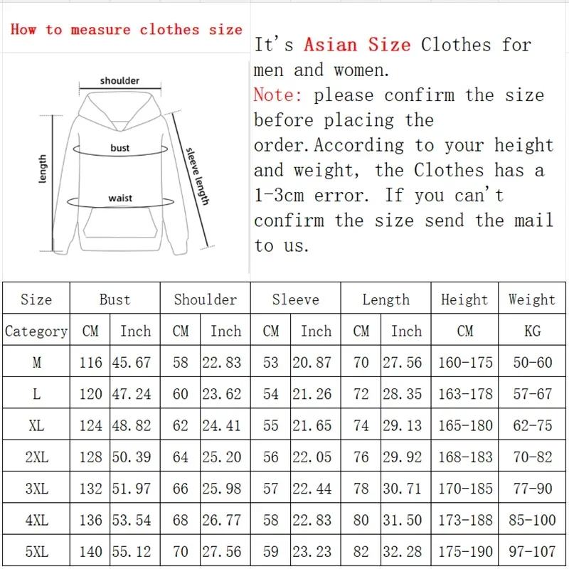 HEARUJOY  -  Men's Oversized Hoodie White With Hat 5XL Funny Hoodies Oversize for Men Letter Print Man Casual Wear Hoody Male Sweatshirt