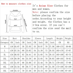 HEARUJOY  -  Men's Oversized Hoodie White With Hat 5XL Funny Hoodies Oversize for Men Letter Print Man Casual Wear Hoody Male Sweatshirt