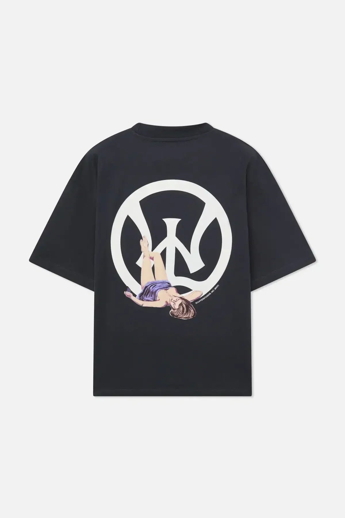Hearujoy Harajuku Scuffer Graphic T Shirts Gothic Oversized Long sleeves All Cotton Clothes Streetwear Y2k Tops Casual Men Clothing