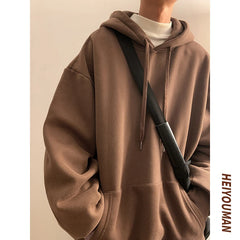 Hearujoy 6 Colors Spring Autumn Hoodie Men Harajuku Fashion Casual Oversized Hoodies Couples Loose Hooded Sweatshirt Streetwear