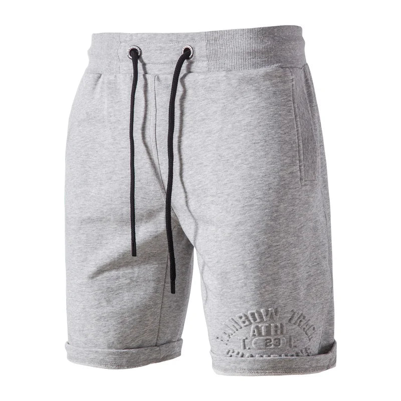 Hearujoy Brand Cotton Mens Shorts Solid Color Embroidery Casual Shorts Men New Summer Fashion High Quality Cargo Shorts Men