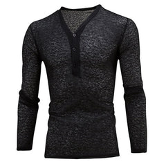 HEARUJOY  -  Comfy Hot Mens Top T-shirt Casual Comfortable Daily Holiday Long Sleeve Muscle Party Plain Polyester Regular Slim