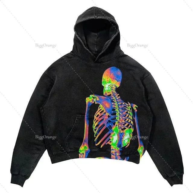 Hearujoy Y2k Oversized Letter Print Streetwear New in Hot Sell Hoodie Harajuku Streetwear Women Sweatshirt Goth Zip up Hoodies Women