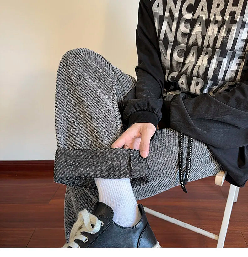 HEARUJOY  -  New Men's Hiphop Pants Men's Ins High Street Spring And Autumn Assault Pants Harem Trousers Sweatpants