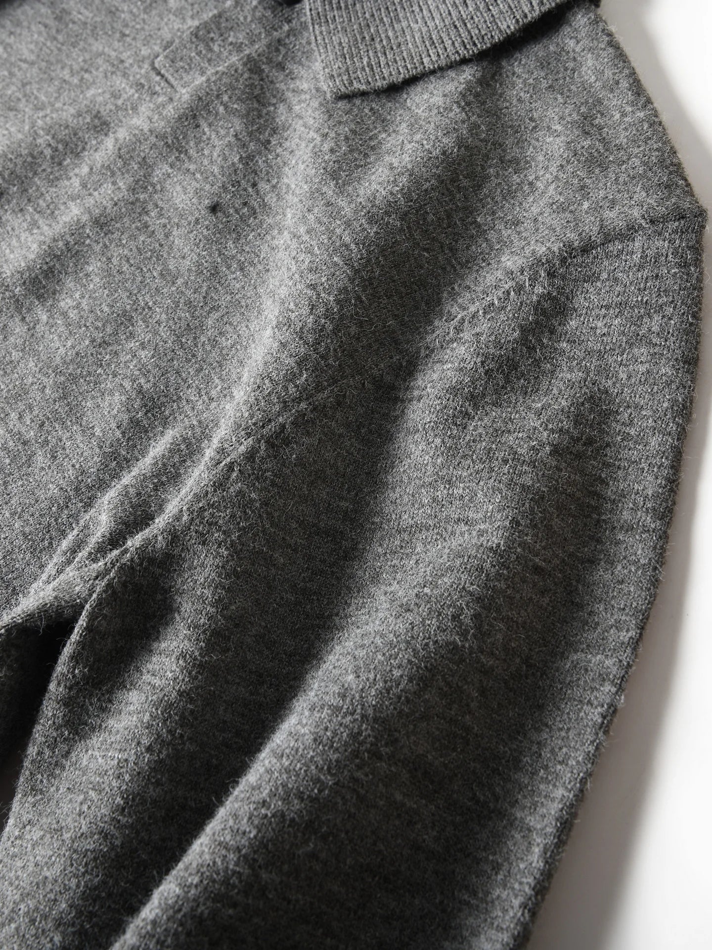 HEARUJOY  -  American-style Soft Skin-friendly Warm Breathable Loose-fit Casual Turn-collar Knitted Sweater for Men Autumn Winter Pullover