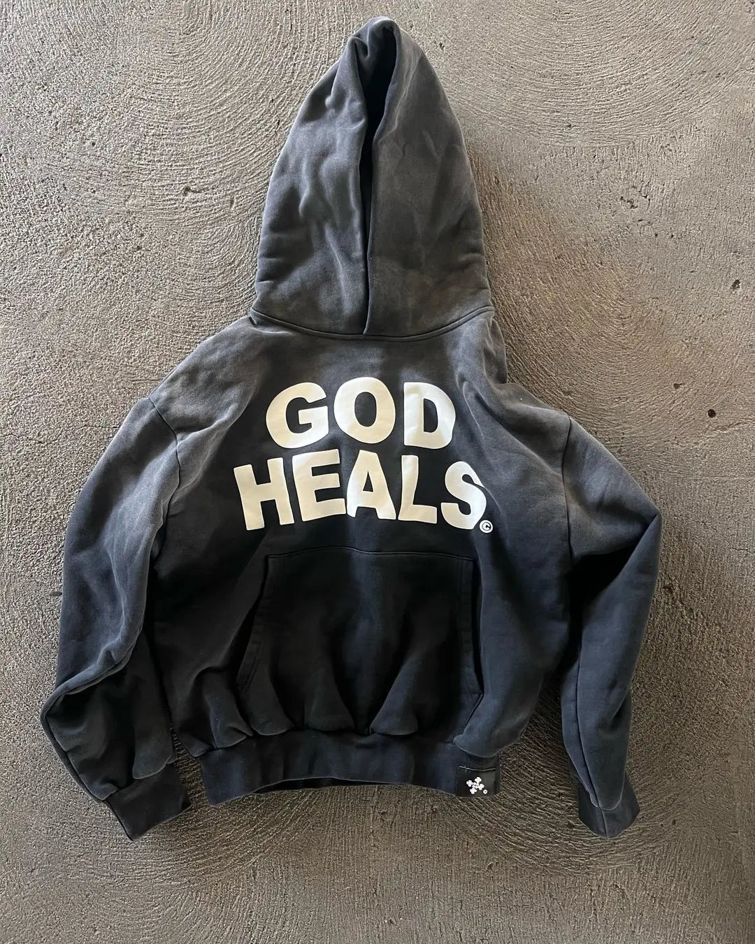 Hearujoy Vintage Streetwear God heals Painting Printed Hoodies Women Sweatshirt Harajuku 2024 New Oversized Street Y2k Tops Men Clothing