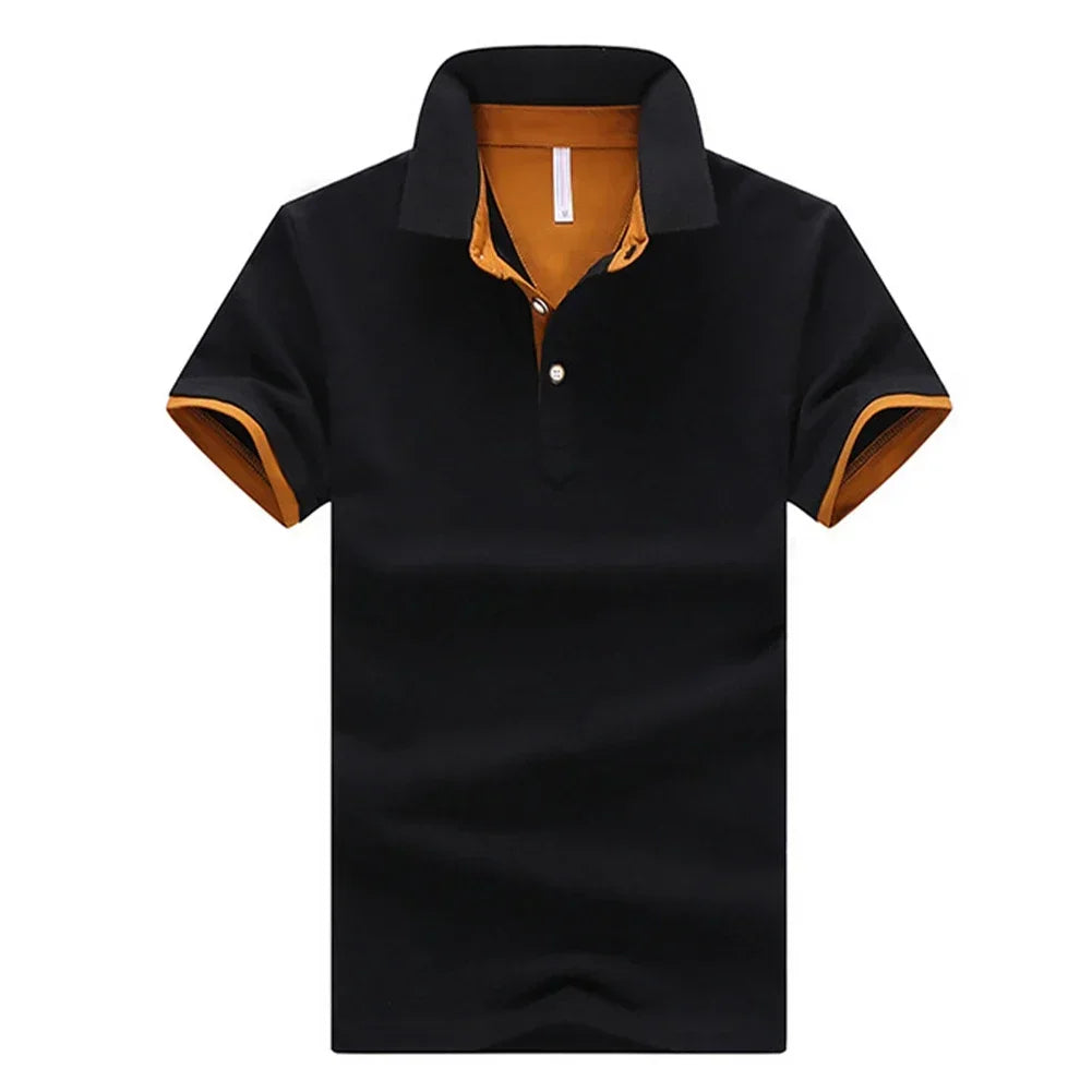 HEARUJOY  -  Button Collar Shirt Casual Business Tops Brand New Condition Collared Neckline Mens Casual Button Collar Shirt