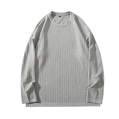 HEARUJOY  -  New Oversized Pullover Solid Color Spring Autumn New Men's Sweatshirts Hoodies Harajuku Crewneck Tees Unisex Tops Mens Clothing