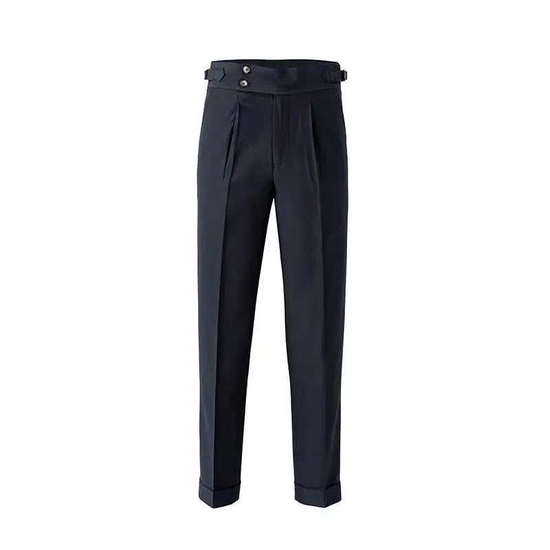 HEARUJOY  -  White High Waist Business Slim Fit Men's Suits Pants Korean Reviews Many Summer Male Suit Trousers 2025 Stylish Spring Clothes