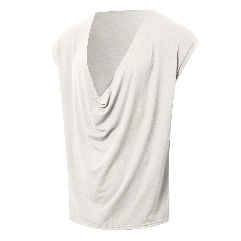 HEARUJOY  -  Casual Sportswear Men Vest Sports Training Brand New Condition Polyester Fabric Regular Length For Casual Wear