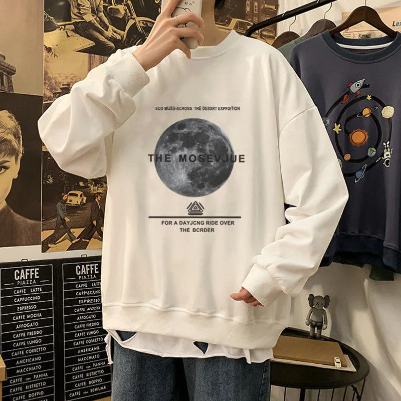 HEARUJOY  -  Latest Stylish Men's Hoodies Thin Long Sleeve Cotton T-Shirts Comfortable Casual Streetwear Tops For Spring Autumn Season Outfit