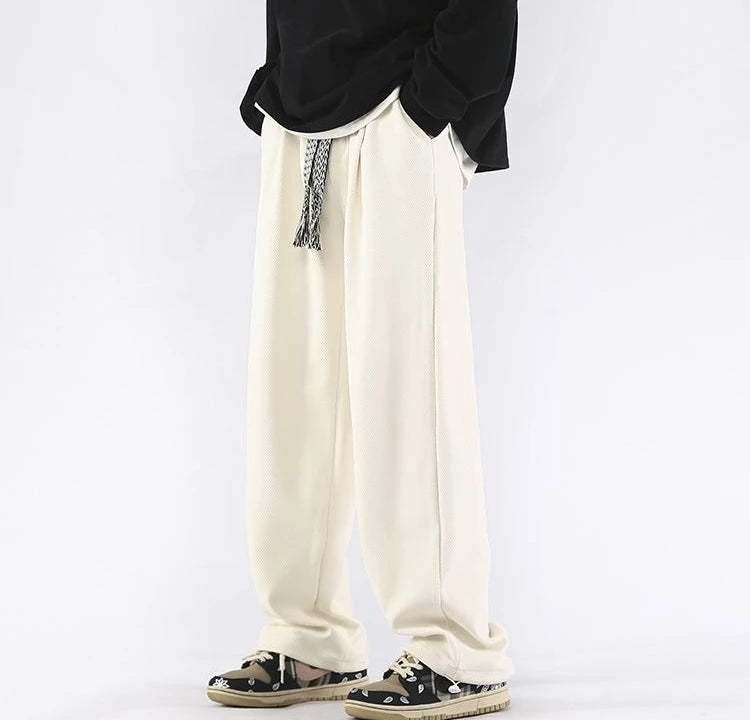 HEARUJOY  -  Trousers Wide Leg Man Sports Pants Retro Korean High Quality Cool Casual Harajuku Clearance Sale Y2k Oversize Sweatpants for Men