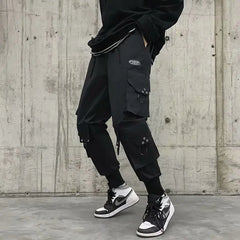 Hearujoy Cargo Pants Men Techwear Men's Cargo Trousers Streetwear Fashion Harajuku Bottoms Joggers Jogging Japanese Streetwear