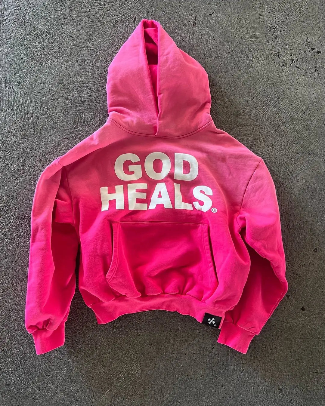 Hearujoy Vintage Streetwear God heals Painting Printed Hoodies Women Sweatshirt Harajuku 2024 New Oversized Street Y2k Tops Men Clothing