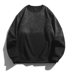 HEARUJOY  -  Spring Autumn New Fashion Trendy Casual Versatile Printed Men's Crew Neck Sweatshirt Loose Comfortable Top