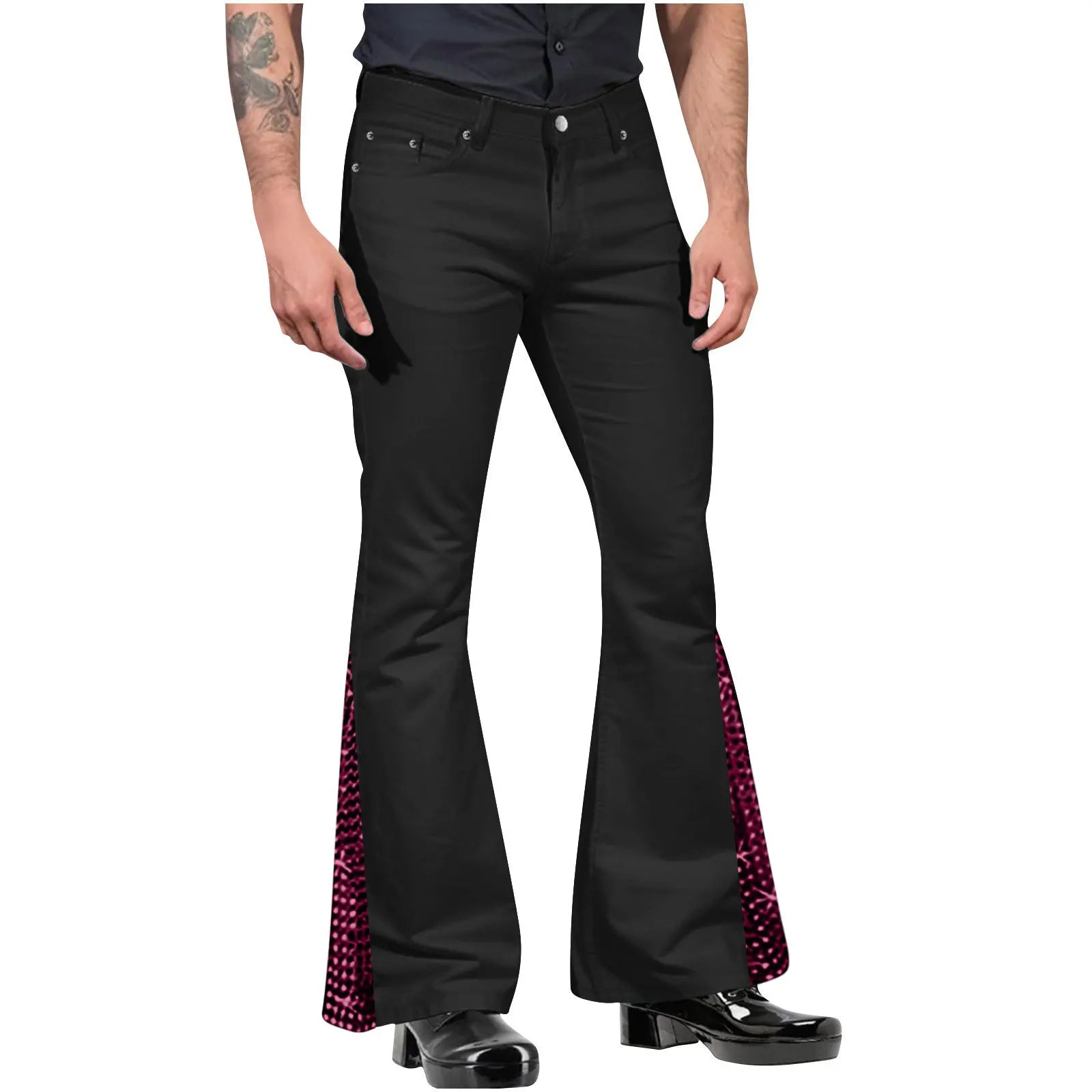 HEARUJOY  -  Summer Men's Casual Flared Slim Fit Cargo Pants Classic Business Straight Loose Trousers