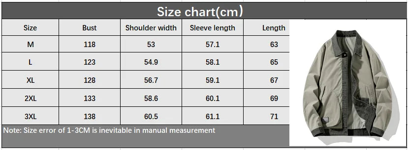 HEARUJOY  -  American Heavy Cargo Men's Casual Design Sense Loose Thin Flight Jacket Spring and Autumn New