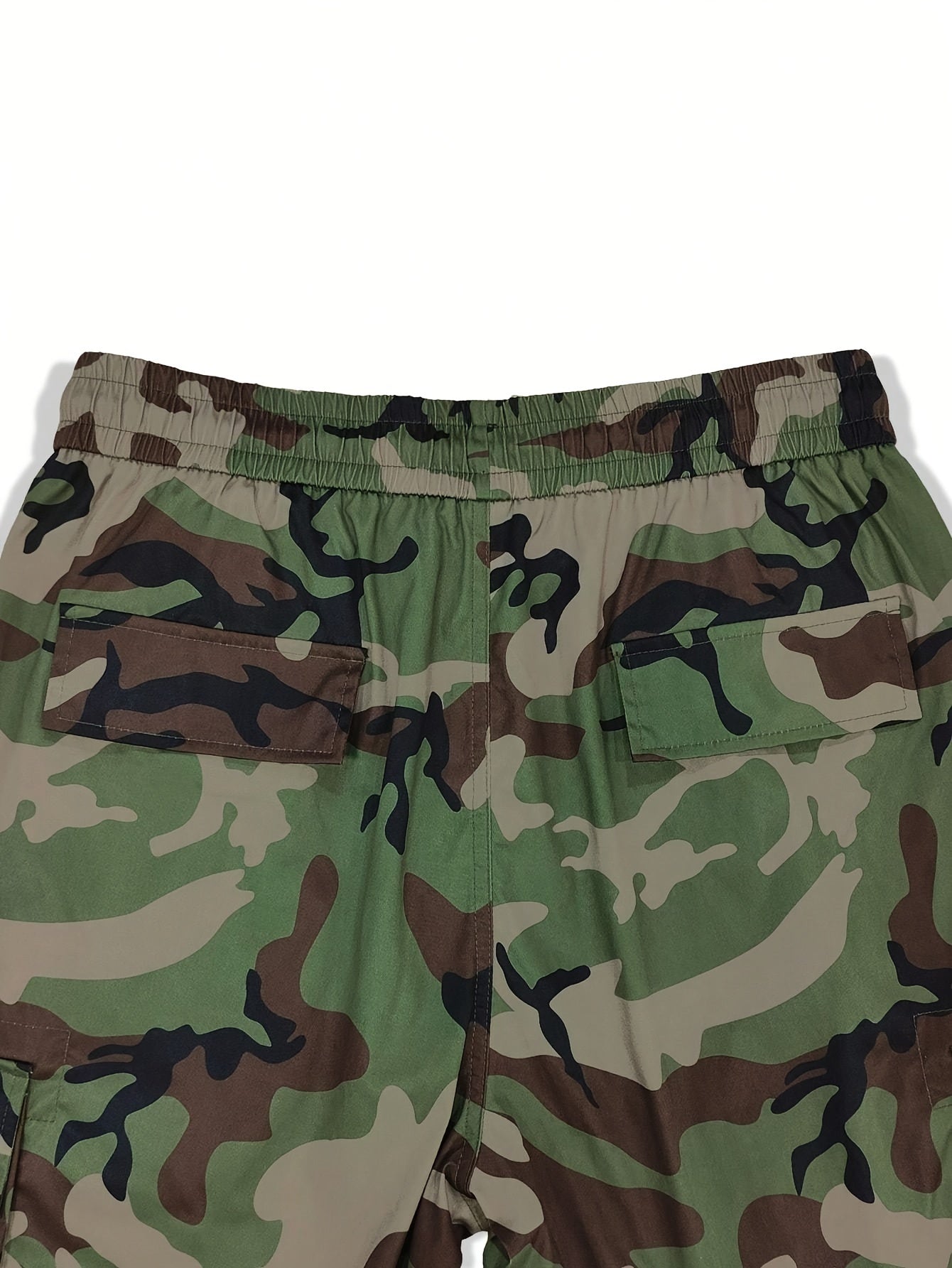 Hearujoy [All-Season Camo Cargo Pants] Men's Camo Cargo Pants - Comfort Fit with Multi-Pocket Design, Street Style Drawstring Waist, All-Season Wear