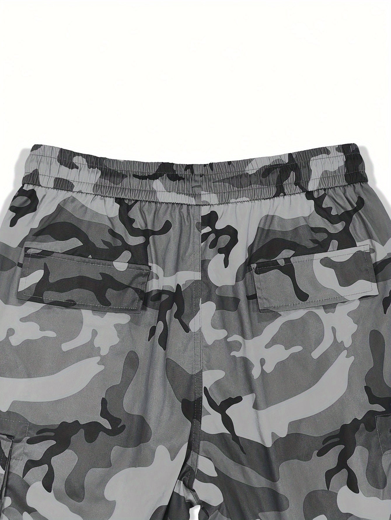 Hearujoy [All-Season Camo Cargo Pants] Men's Camo Cargo Pants - Comfort Fit with Multi-Pocket Design, Street Style Drawstring Waist, All-Season Wear