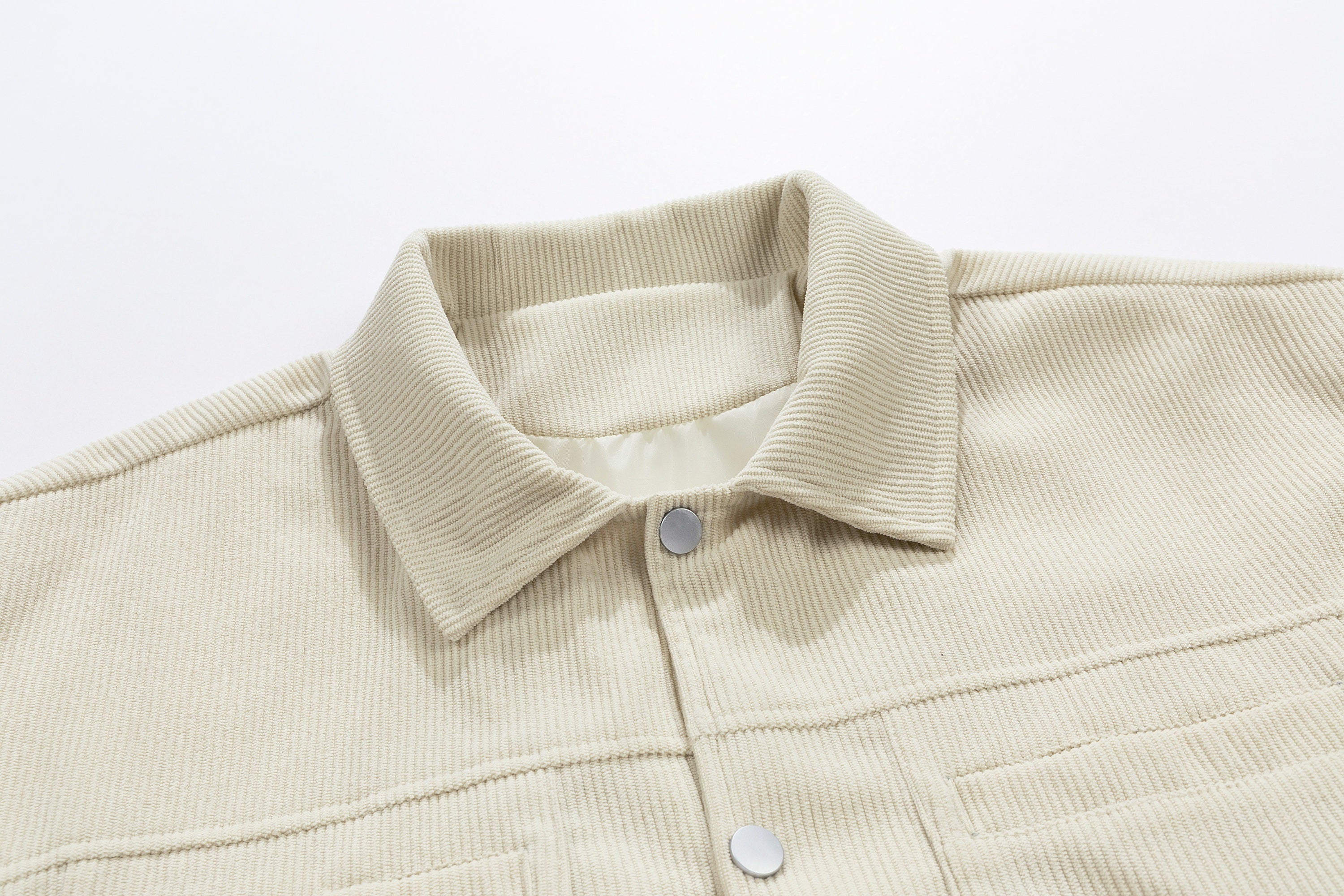 HEARUJOY  -  Spring And Autumn Men'S New Corduroy Work Jacket with Large Pockets And Casual Lapel Design.