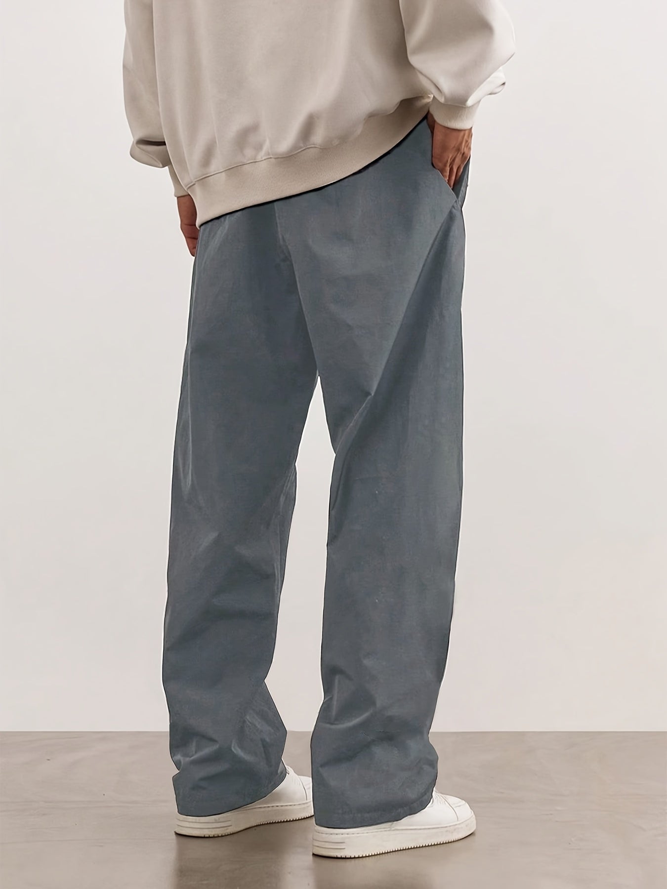 Hearujoy [Loose Fit Drawstring Sweatpants] Men's Casual Loose Fit Drawstring Sweatpants, Lightweight Comfy Pants For Sport And Casual Wear