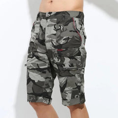 Hearujoy Military Cargo Camouflage Knee Length Shorts