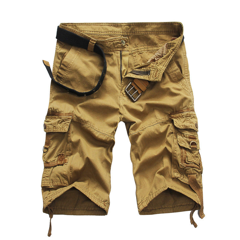 Hearujoy Multi-Pocket Casual Cargo Military Camouflage Army Shorts